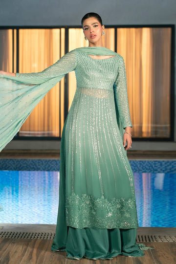 Fahad Hussayn Chiffon Suit