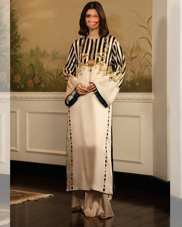 Lulusar Digital Printed 3-Piece Silk Suit ( Design 31)