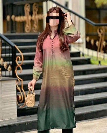 Lulusar Digital Printed 3-Piece Silk Suit ( Design 51)