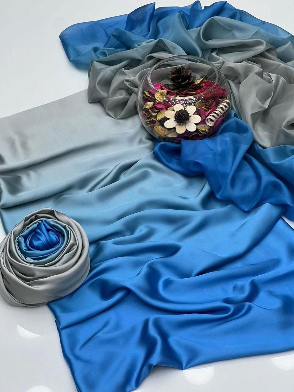 Lulusar Digital Printed 3-Piece Silk Suit ( Design 60)