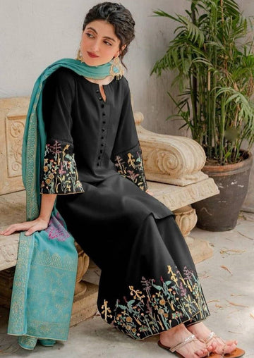 URGE Dhanak 3PC Embroidered Suit ( Article 7)