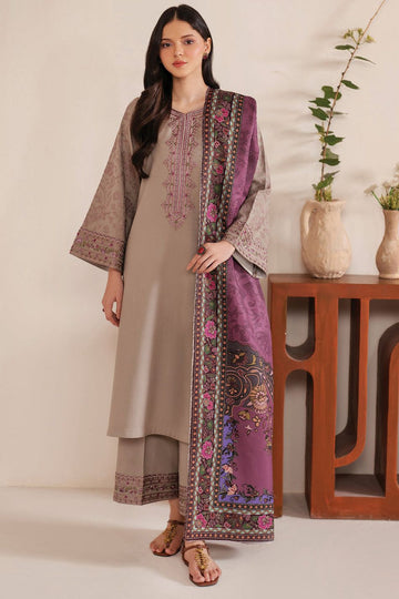 URGE Dhanak 3PC Embroidered Suit ( Article 9)