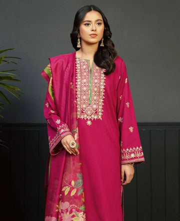 URGE Dhanak 3PC Embroidered Suit ( Article 19)