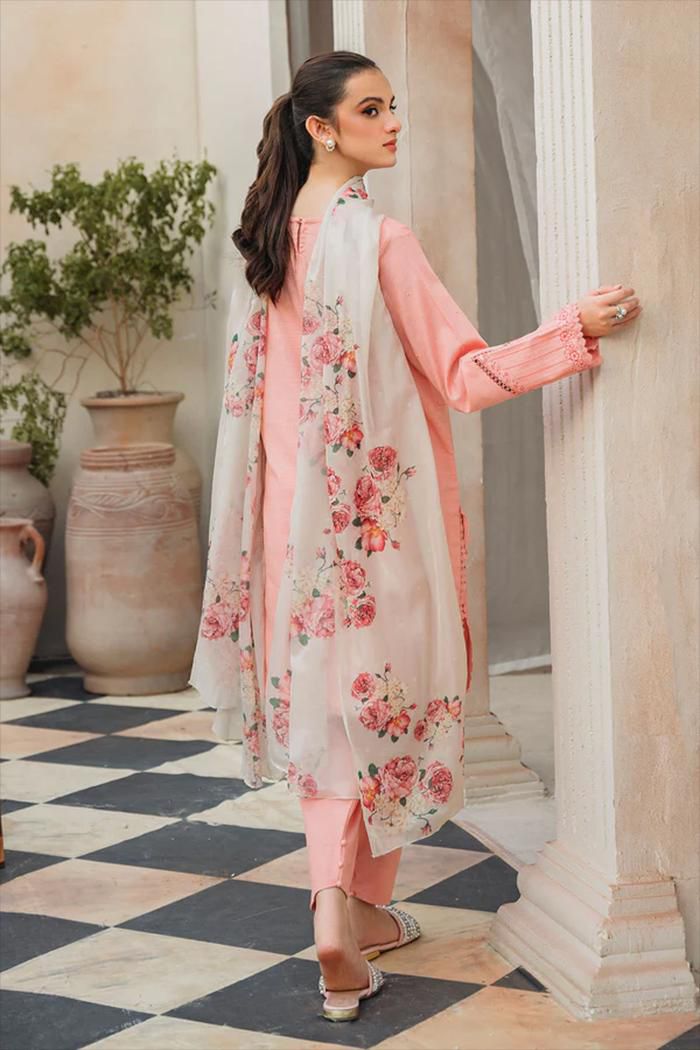 URGE Dhanak 3PC Embroidered Suit ( Article 26)