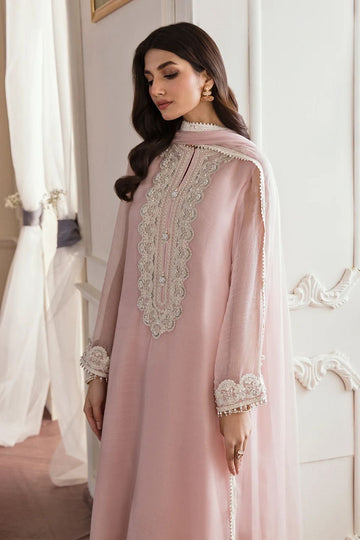 Baroque Luxury Chiffon Embroidered Collection (PINK)