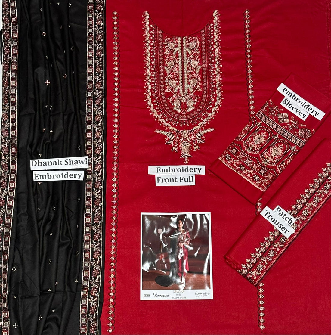 3-Piece Luxury Embroidered Collection