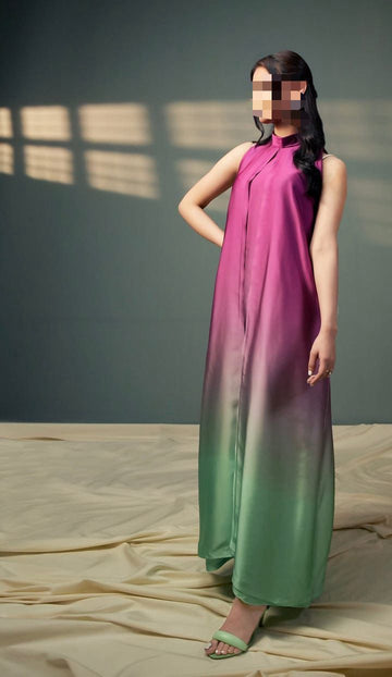 Lulusar Digital Printed 3-Piece Silk Suit ( Design 55)