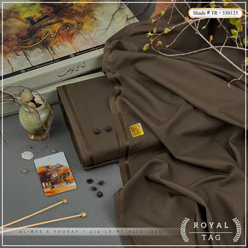 Royal Tag | Crafted by Libas e Yousaf | Wash & Wear | Summer | Brown
