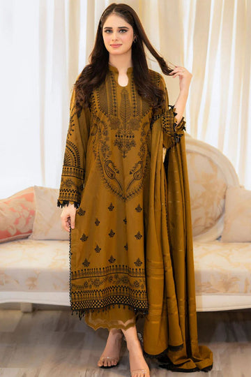 Winter Collection - 3PC Luxury Dhanak Collection